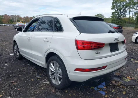 2017 Audi Q3 2.0T Premium from USA, damaged, VIN WA1JCCFS2HR007779